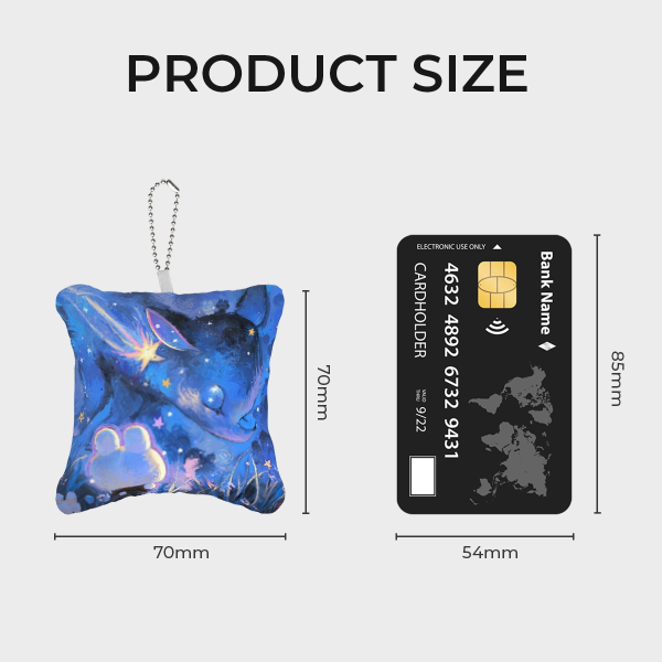 Starry Night Mini Pillow Keychains