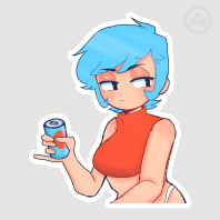 Mint Soda sticker