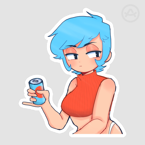 Mint Soda sticker