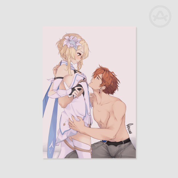 Childe x Lumine A5 Print