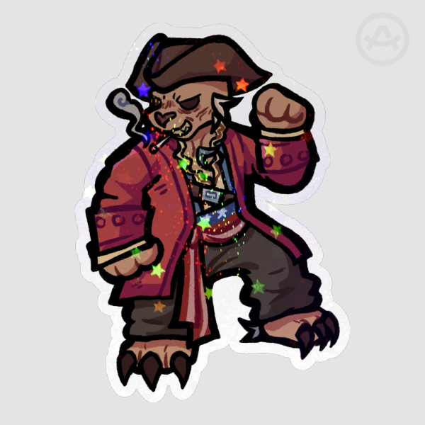 Hancock Pangoro Holo Sticker