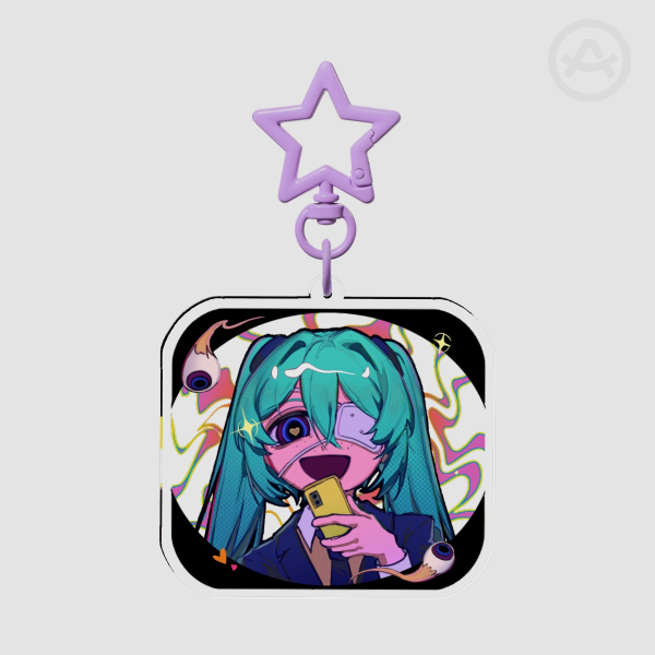 Monitoring Miku Keychain [Deco 27]