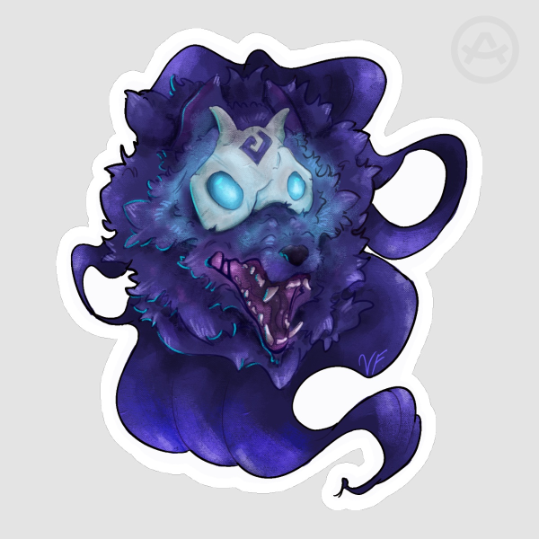Kindred Wolf sticker