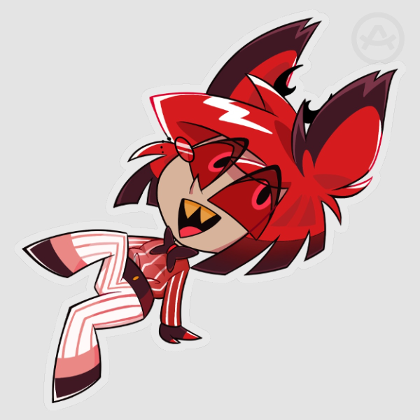 Chibi Alastor Sticker (Small)