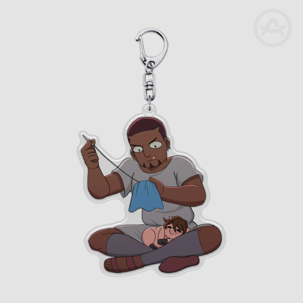 Opiggyeus and Eurylochus Epoxy Clear Acrylic Keychains