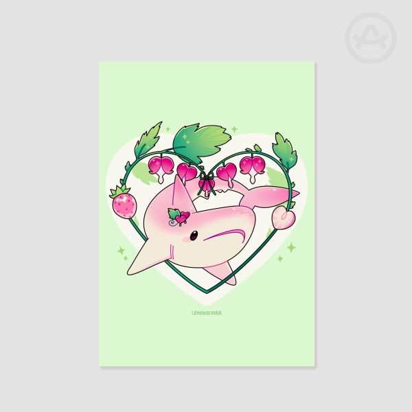 Bleeding heart shark Poster