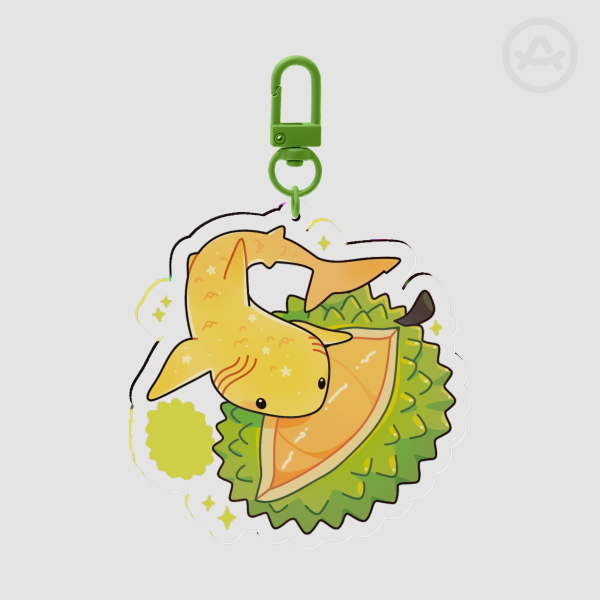 Durian shark Keychain