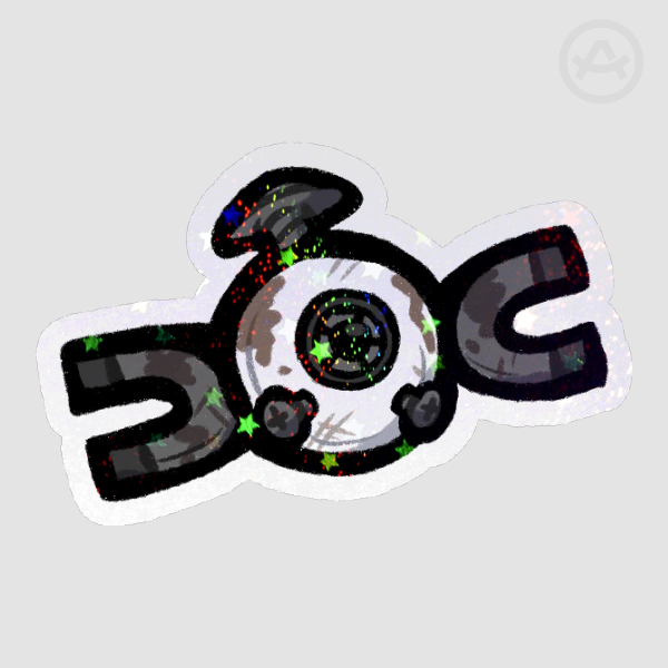Curie Magnemite Holo Sticker