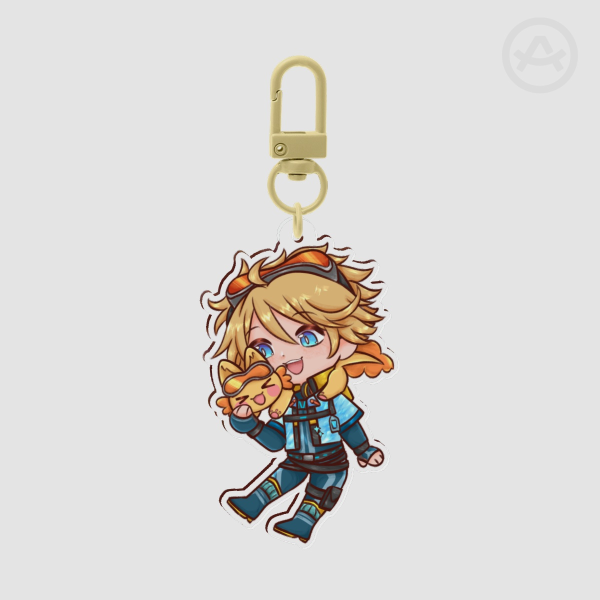 Yu Q Wilson Clear Acrylic Keychains