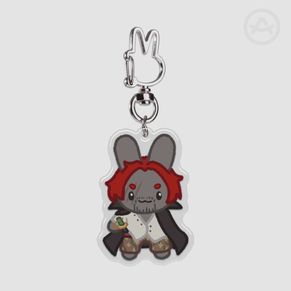 Shanks Bunny Epoxy Keychain
