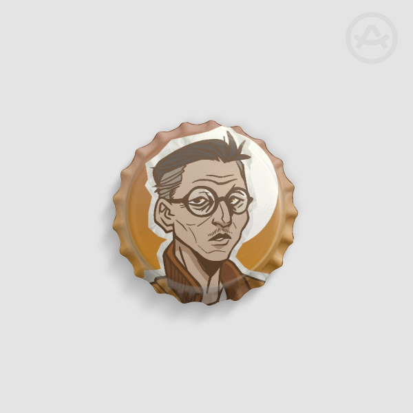 Kim Kitsuragi Bottle Cap Badges