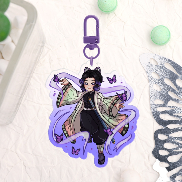 Shinobu Colored Acrylic Keychain