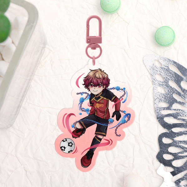 Ness Colored Acrylic Keychain