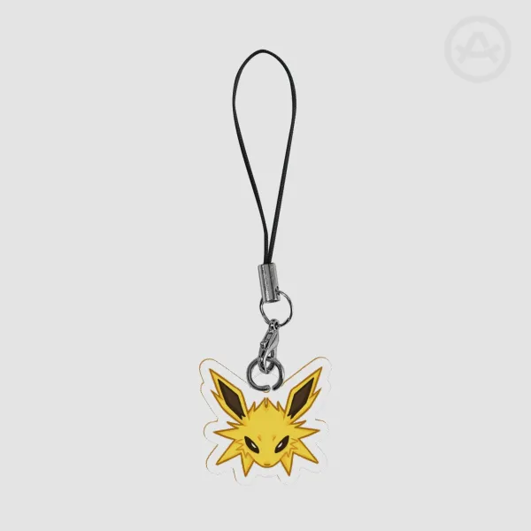 Jolteon Eeveelutions phonecharm! —  Clear Acrylic Keychains