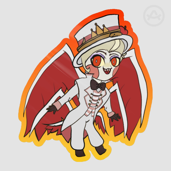 Lucifer Sticker Hazbin Hotel