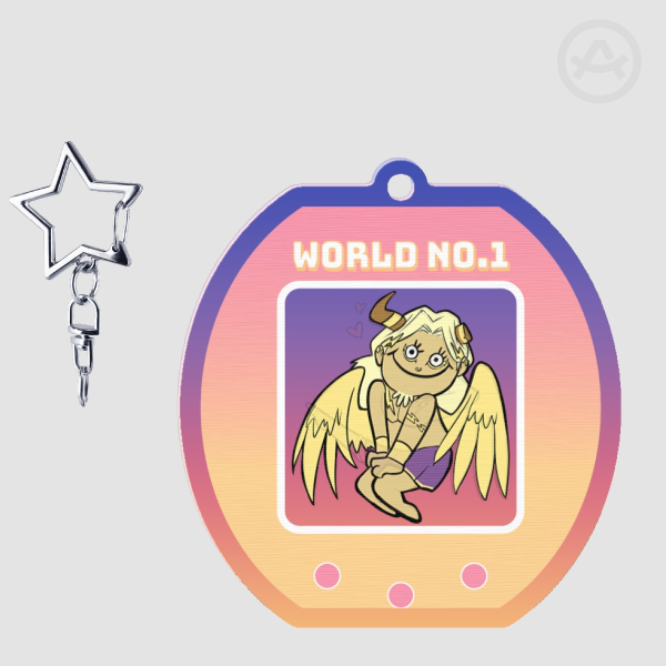 Tama-Zeus Lenticular Acrylic Pendant