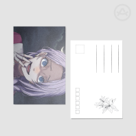 Crazy Mona Postcard
