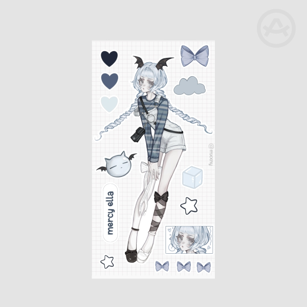 mercy ella - sticker sheet
