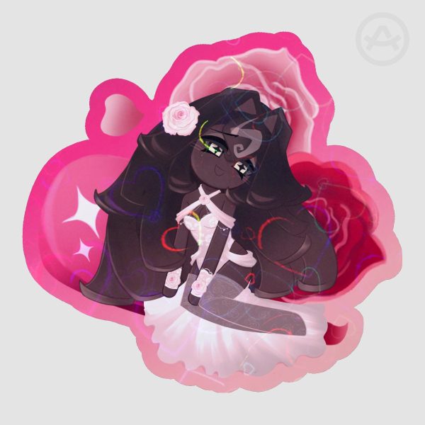 "Sweet valentine" Black forest sticker