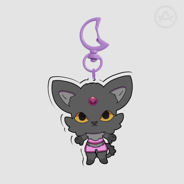 Lucy Midnight Acrylic Keychain