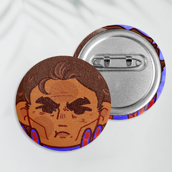 Miguel Plush Button