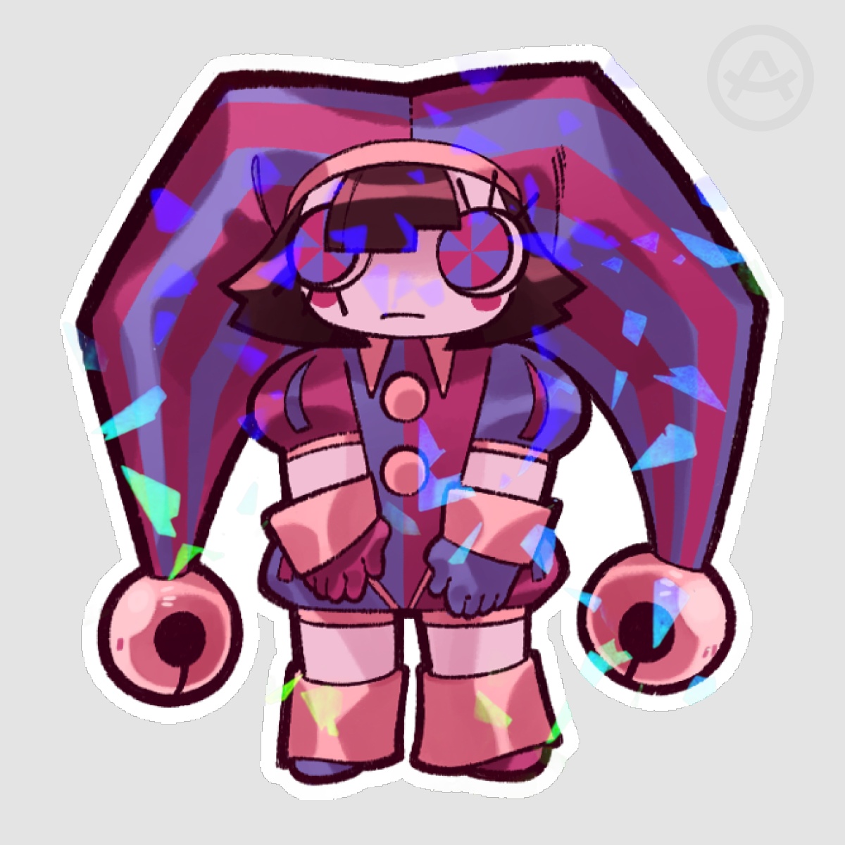 Pomni TADC sticker