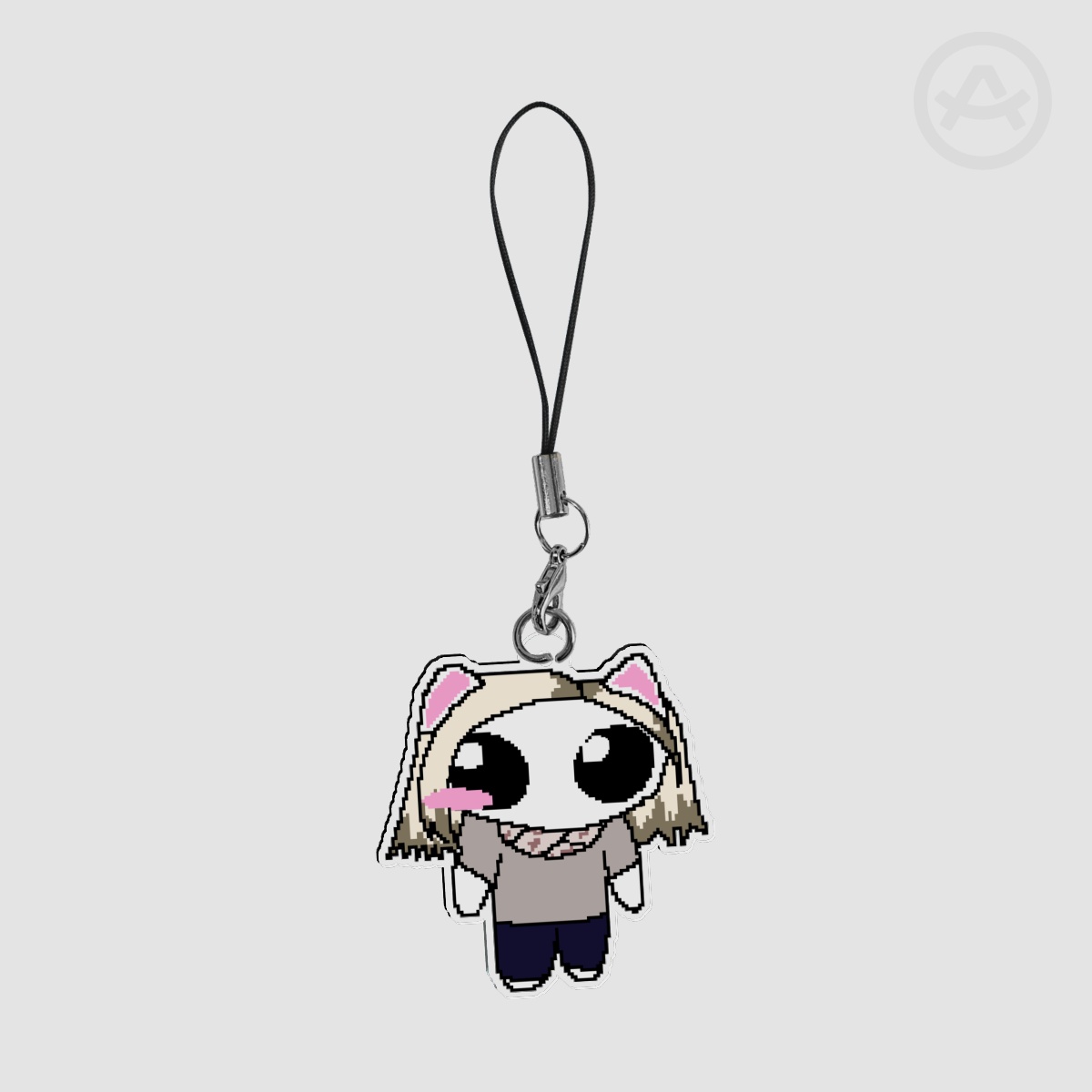 Resident Evil Grace Ashcroft Pixel Cat Phonecharm