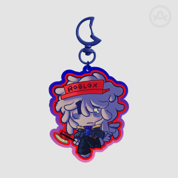 Ivan acrylic keychain