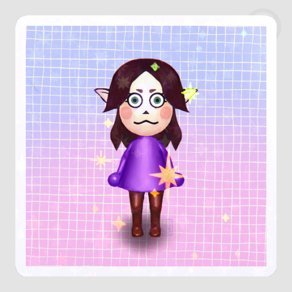 mee iris Die Cut Stickers