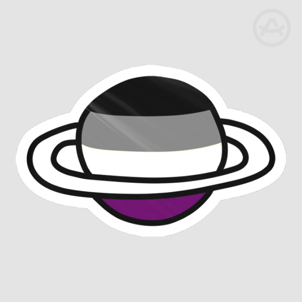 Asexual Planet Sticker