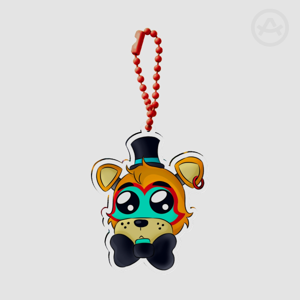 FNAF: Pleading Glamrock Freddy Keychain