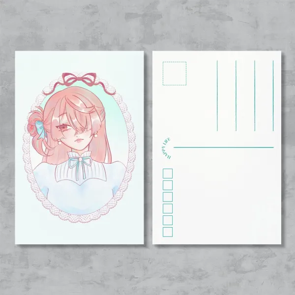 [OC] Naoka Harumiya Pearl Postcard