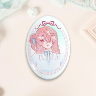 [OC] Naoka Harumiya Pearl Oval Badge
