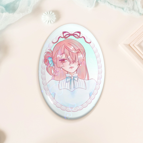 [OC] Naoka Harumiya Pearl Oval Badge