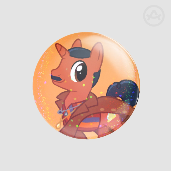 15th Doctor Whooves Button