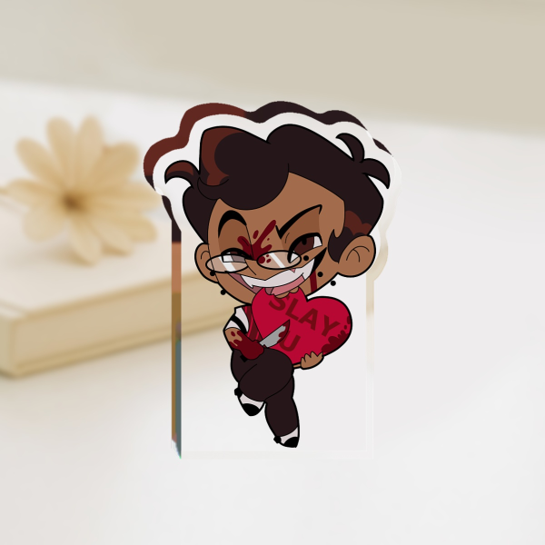 Hazbin VDAY - Human Alastor SlayU Thick Acrylic Stand