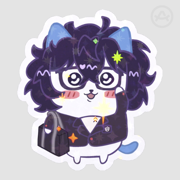 Persona 5 Hachiware Joker sticker