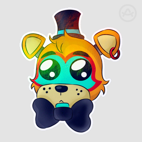 FNAF: Pleading Glamrock Freddy Sticker