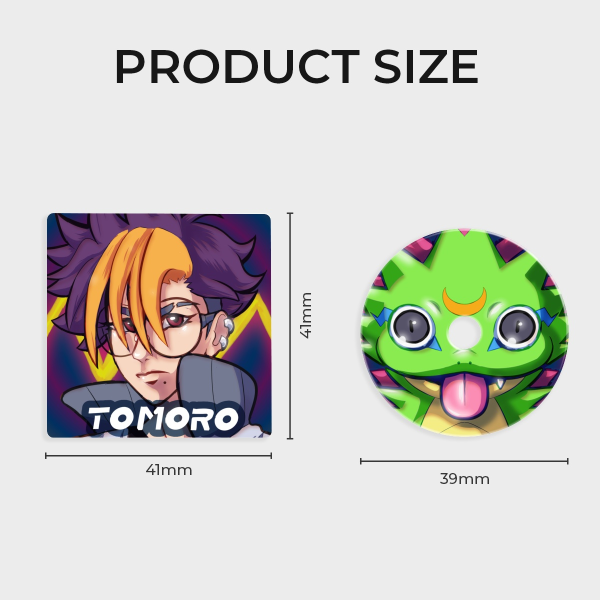 Beatbreak Tomoro & Gekkomon CD Keychain