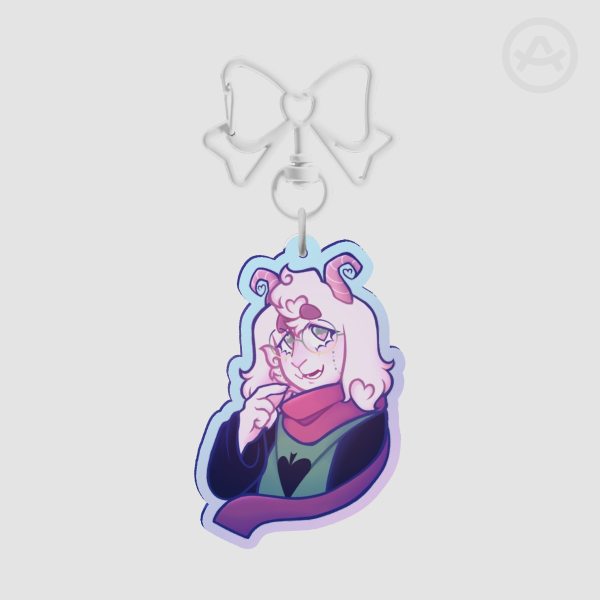 Ralsei Rainbow Acrylic Keychains