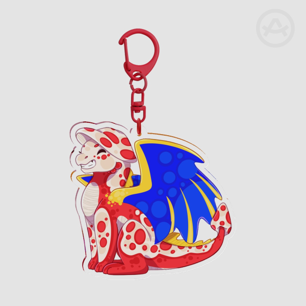 Dragon inspired by Toad - Keychain