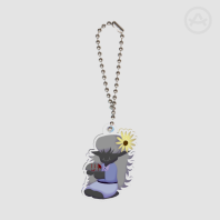 (OC) D&D Amberlynn the Drow Sorcerer Clear Acrylic Keychains