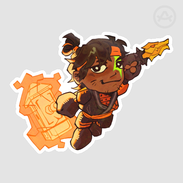 Cole (Sticker) - NINJAGO