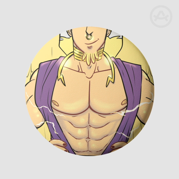 Zeus chest pin  - 2.28"(58mm)