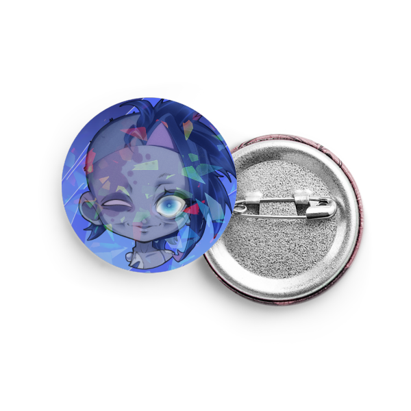 Damaged Guinevere - KOG- Round Badges (Button Pins)