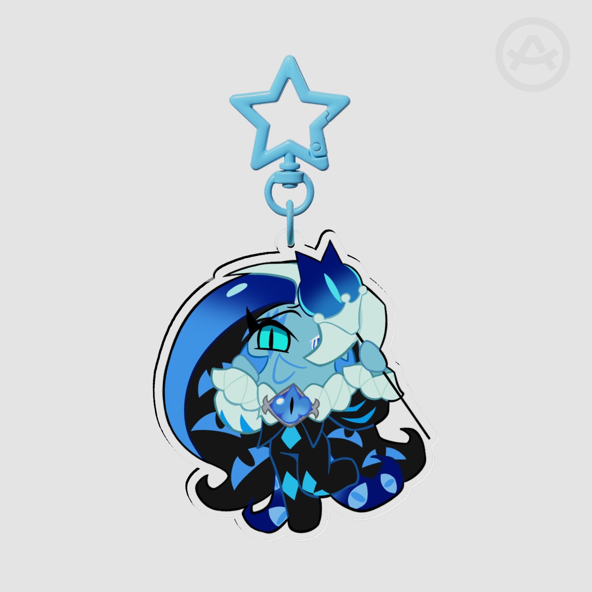 Shadow Milk Cookie Keychain