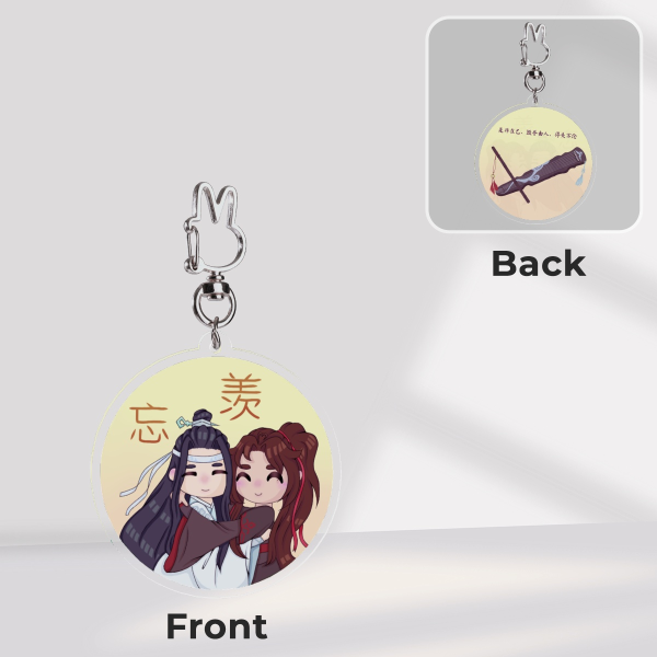 Wangxian Mo Dao Zu Shi - Double Sided Keychain