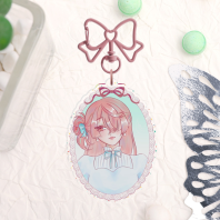 [OC] Naoka Harumiya Pearl Glitter Keychain