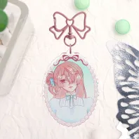 [OC] Naoka Harumiya Pearl Glitter Keychain