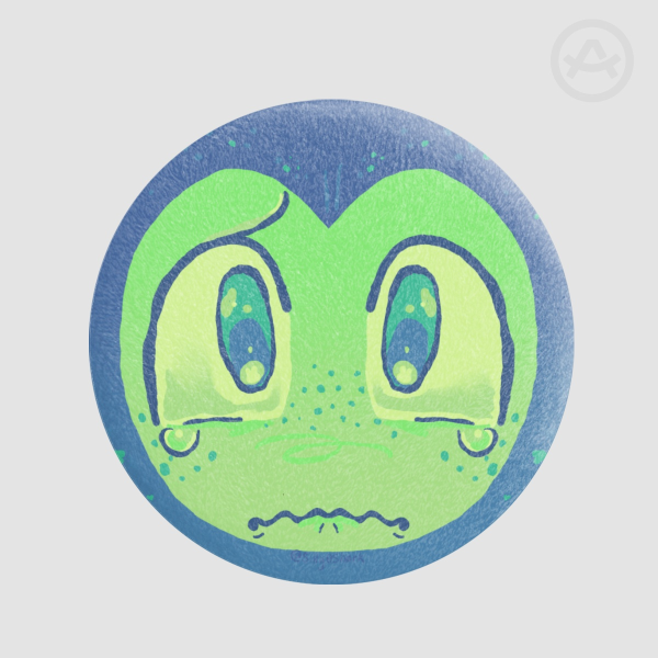 Squirm Plush Pin